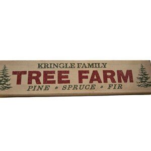 Kringle Tree Farm Outdoor Sign Rustic FUC